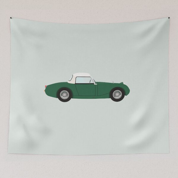 Item preview,  Austin Healey Sprite MK1 'Frogeye/Bugeye' Classic Car (Green 2) with Hardtop & side screens designed and sold by JHMimaging.