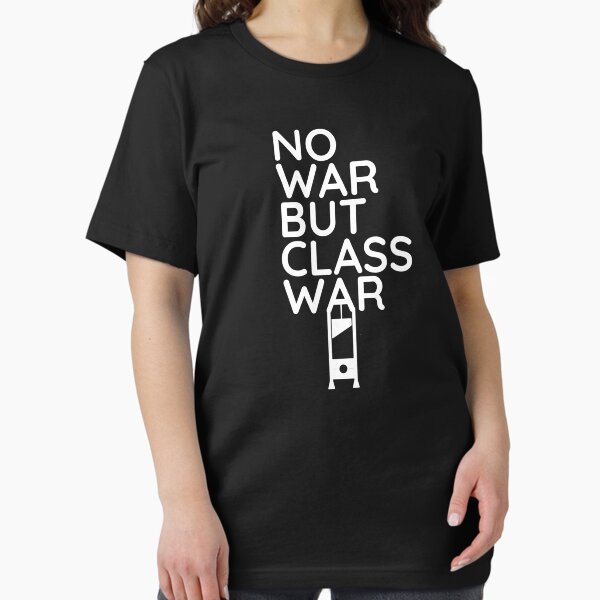 Item preview, Karl Marx No War But Class War - Guillotine Protest - Leftist Quote designed and sold by RockFireMerch.