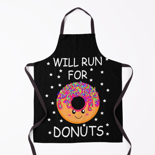 Item preview, Will Run For Donuts Kawaii Design designed and sold by vineeth.
