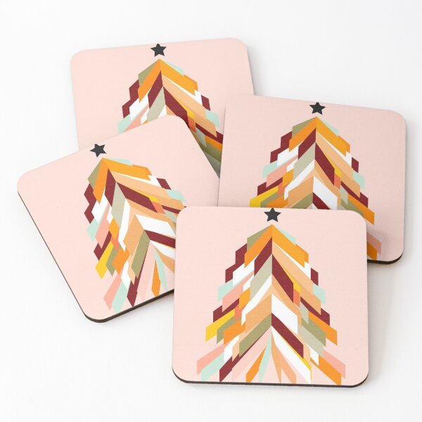 Item preview, Festive Rainbow Christmas Tree - Peachy designed and sold by Dominiquevari.