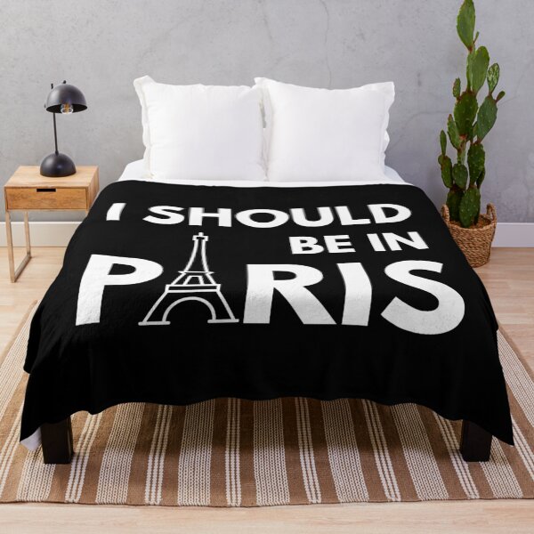 Item preview, I SHOULD BE IN PARIS Cute French Travel Quote designed and sold by a-little-ink.
