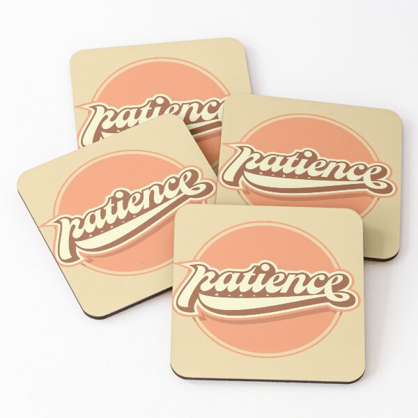 Item preview, Patience typo design designed and sold by Urbo Panda.