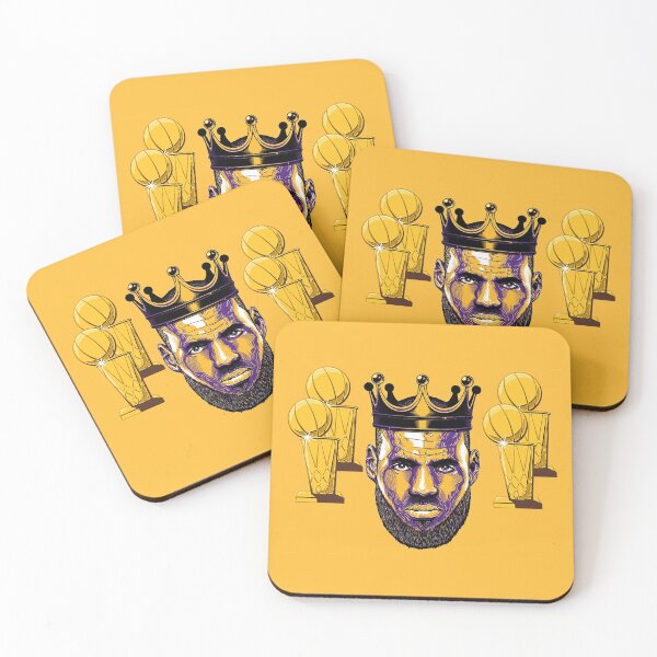 Item preview, LeBron James Championship Lakers Art designed and sold by BreadBoys.