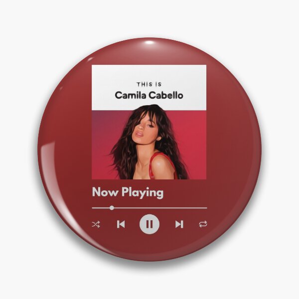 Aperçu de l'œuvre Lecteur Spotify de Camilla Cabello créée et vendue par Sbotify.