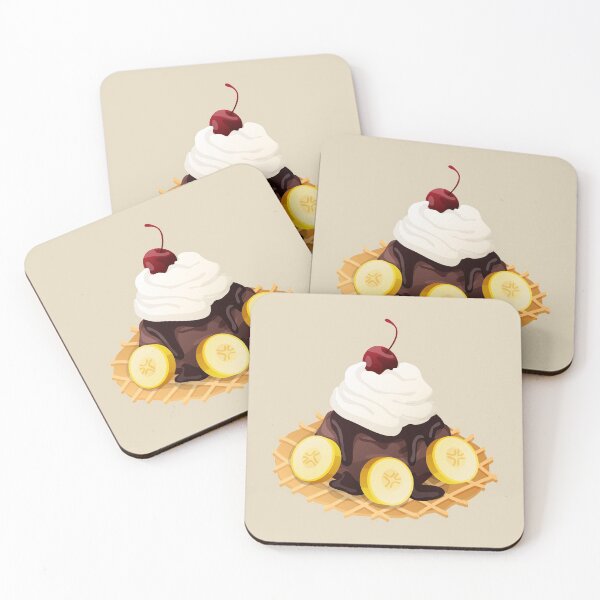 Item preview, Banana Chocolate Ice Cream and Waffles designed and sold by Alicia Chee.