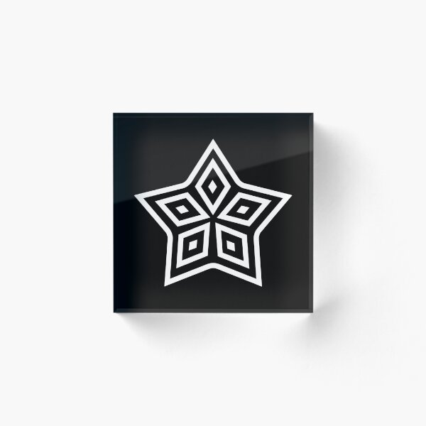 Item preview, Xmas star rhombus pattern white nordic style designed and sold by BaronessDesign.
