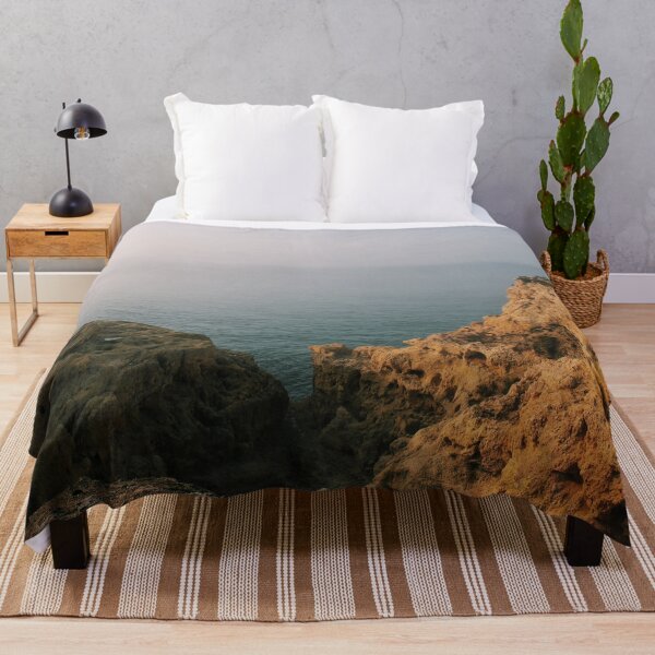 Item preview, Cliffs Blue Ocean Waves Landscape designed and sold by NelBo.