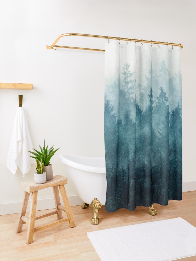 Alternate view of The Heart Of My Heart // So Far From Home Edit Shower Curtain