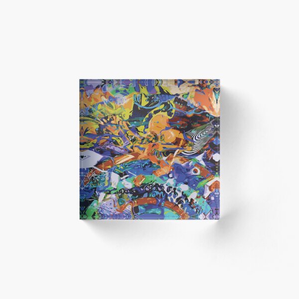 Citrus Fruit Acrylic Block