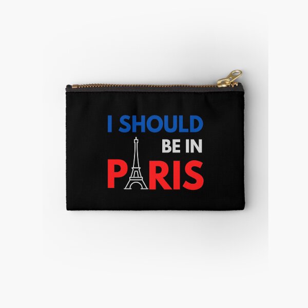 Item preview, I SHOULD BE IN PARIS Cute French Flag Travel Quote designed and sold by a-little-ink.