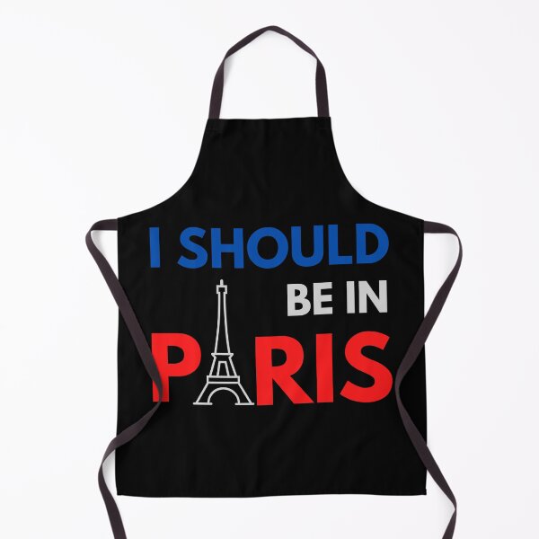 Item preview, I SHOULD BE IN PARIS Cute French Flag Travel Quote designed and sold by a-little-ink.