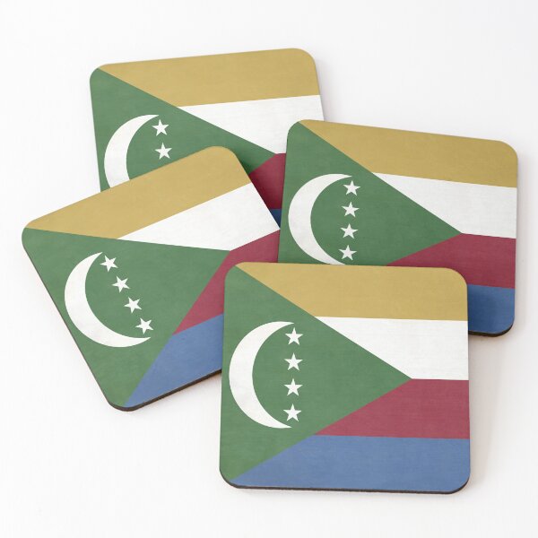Item preview, Comoros Flag designed and sold by Leslie Montgomery Art.
