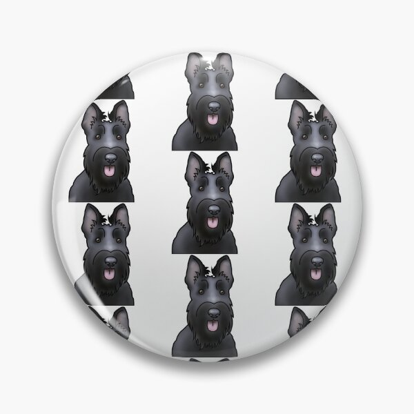 Item preview, Scottie Dog Pattern - Scottish Terrier - Dog Portrait - White designed and sold by JadeMadeThis.