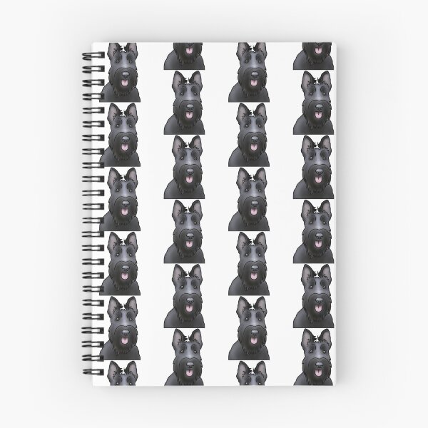 Item preview, Scottie Dog Pattern - Scottish Terrier - Dog Portrait - White designed and sold by JadeMadeThis.