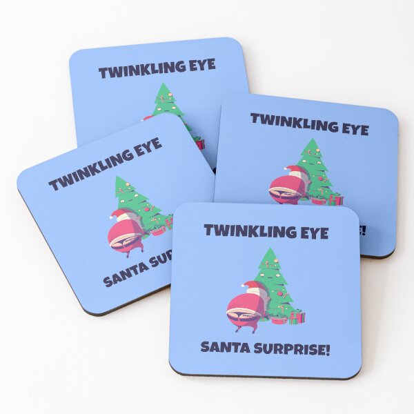 Item preview, Twinkling Eye Santa Surprise | Merry Christmas Holiday designed and sold by Ainbowz-Artwork.