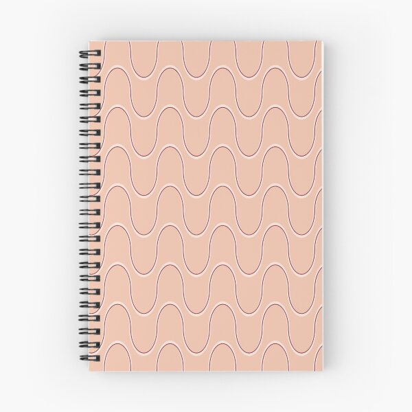 Item preview, Wavy Sine Pattern Peaches & Cream designed and sold by DistantOverture.