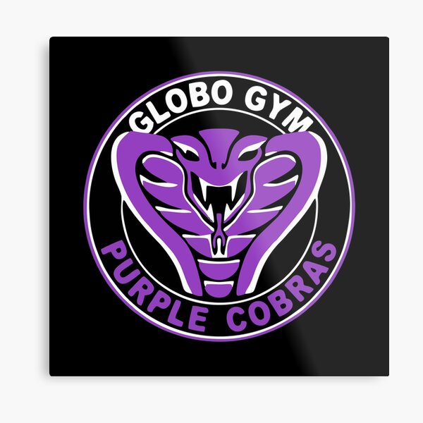 BEST TO BUY - Globo Gym Purple Metal Print