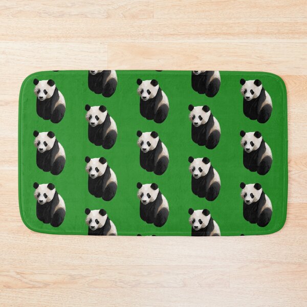 Item preview, Forest Green - Realistic Giant Panda Illustration designed and sold by Amanda Roos.