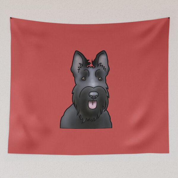 Item preview, Scottie Dog - Scottish Terrier - Dog Portrait - Red designed and sold by JadeMadeThis.