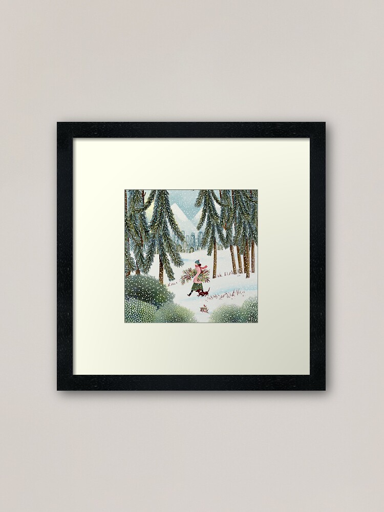 Alternate view of The Extreme Wreather on a Foraging Expedition Framed Art Print