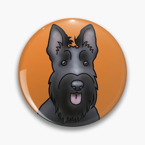Item preview, Scottie Dog - Scottish Terrier - Dog Portrait - Orange designed and sold by JadeMadeThis.