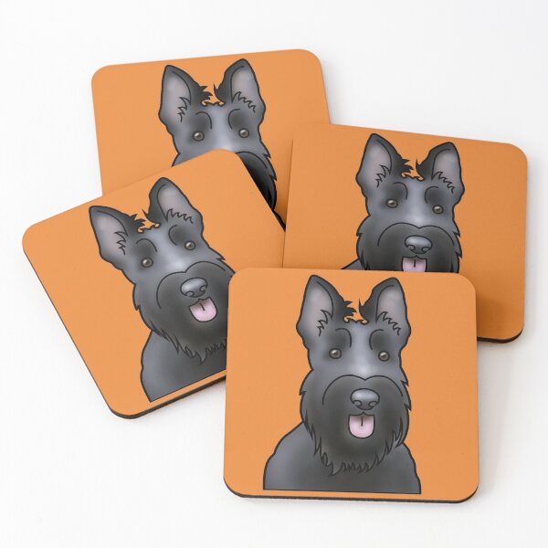 Item preview, Scottie Dog - Scottish Terrier - Dog Portrait - Orange designed and sold by JadeMadeThis.