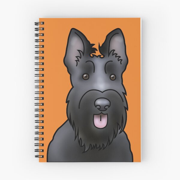 Item preview, Scottie Dog - Scottish Terrier - Dog Portrait - Orange designed and sold by JadeMadeThis.