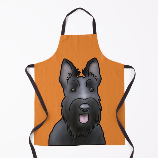 Item preview, Scottie Dog - Scottish Terrier - Dog Portrait - Orange designed and sold by JadeMadeThis.
