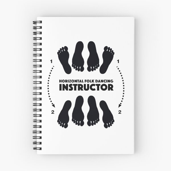 Item preview, Horizontal folk dancing instructor, funny adult designed and sold by OffbeetShirts.