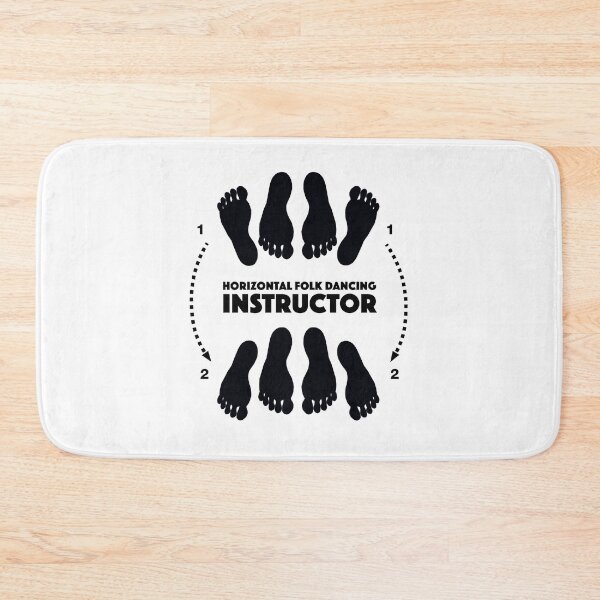 Item preview, Horizontal folk dancing instructor, funny adult designed and sold by OffbeetShirts.