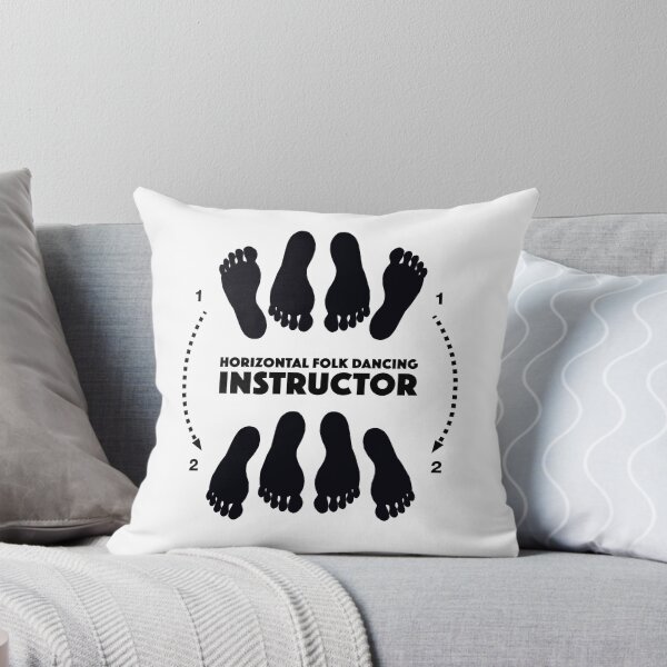 Item preview, Horizontal folk dancing instructor, funny adult designed and sold by OffbeetShirts.
