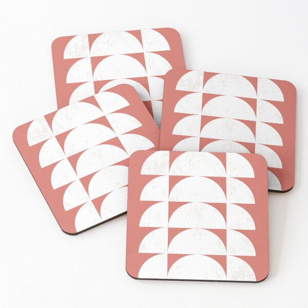 Item preview, Terracotta Retro Mid Century Modern Geometrical Abstract designed and sold by Inogitna Designs.