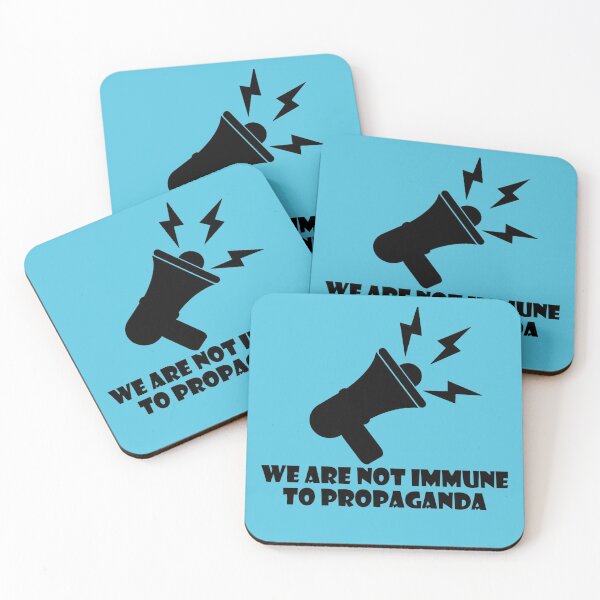 Item preview, We are not immune to propaganda  designed and sold by Tej0711.