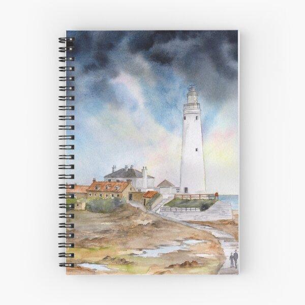 Item preview, St. Mary's Lighthouse Whitley Bay North England designed and sold by Farida Greenfield.