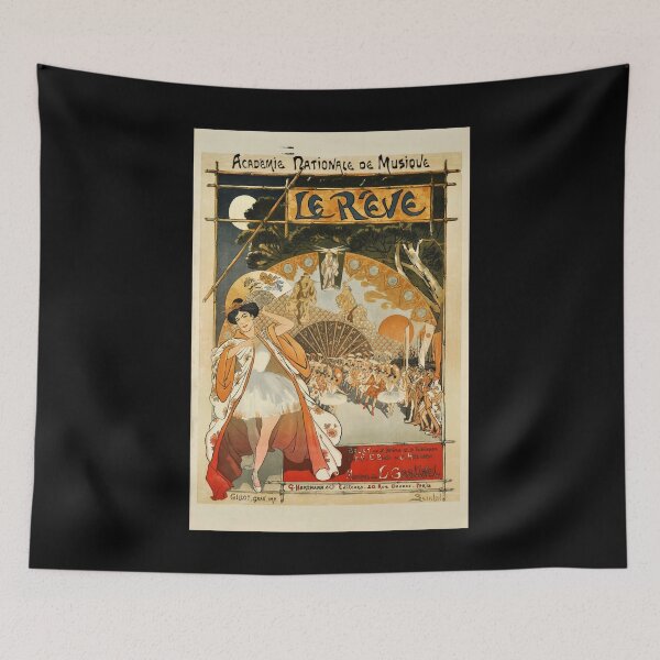 Item preview, retro le reve academie nationale de musique ballet de eblau jhansen musique de l gastivel designed and sold by CorasPosters.