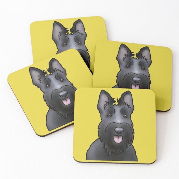 Item preview, Scottie Dog - Scottish Terrier - Dog Portrait - Yellow designed and sold by JadeMadeThis.