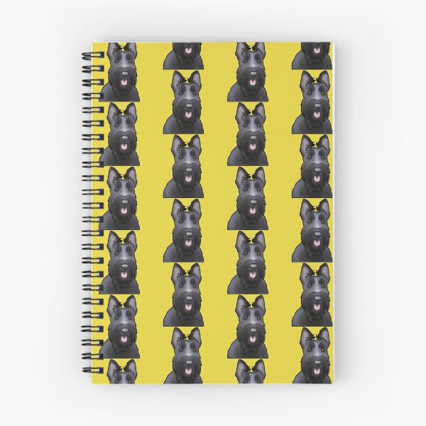 Item preview, Scottie Dog Pattern - Scottish Terrier - Dog Portrait - Yellow designed and sold by JadeMadeThis.