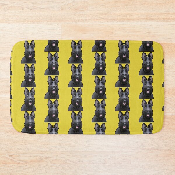 Item preview, Scottie Dog Pattern - Scottish Terrier - Dog Portrait - Yellow designed and sold by JadeMadeThis.