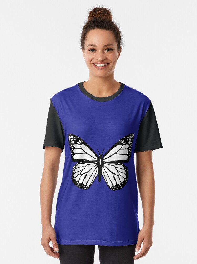 Thumbnail 2 of 5, Graphic T-Shirt, Butterfly designed and sold by Claudiocmb.