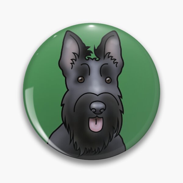Item preview, Scottie Dog - Scottish Terrier - Dog Portrait - Green designed and sold by JadeMadeThis.