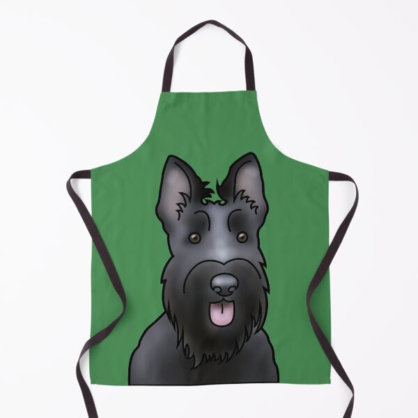 Item preview, Scottie Dog - Scottish Terrier - Dog Portrait - Green designed and sold by JadeMadeThis.