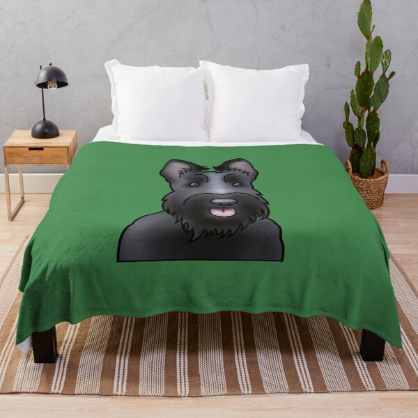 Item preview, Scottie Dog - Scottish Terrier - Dog Portrait - Green designed and sold by JadeMadeThis.