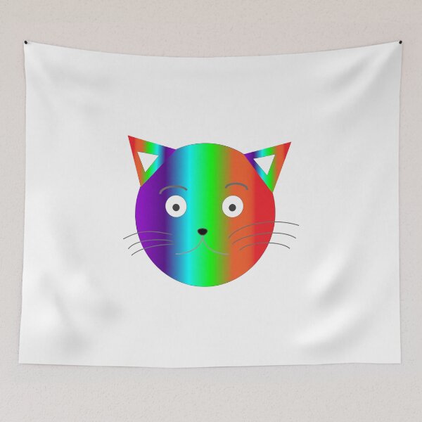 Item preview, "Rainbow kitten Surprise" stickers and t-shirts designed and sold by Sharath98.