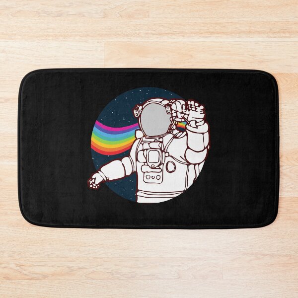 Item preview, Astronaut In Space With Rainbow designed and sold by NiceSign.
