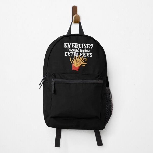 Item preview, Exercise? I Thought You Said Extra Fries Sarcastic Novelty Offensive Adult Gift Humor Graphic Sarcasm Food designed and sold by Akmloza.