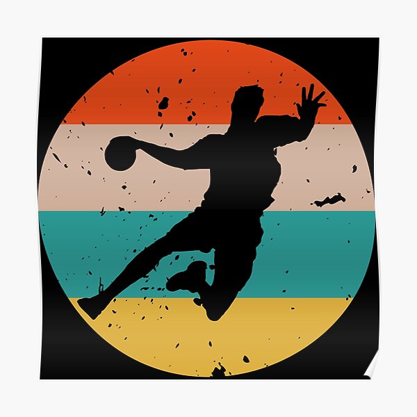 Handball Vintage Poster