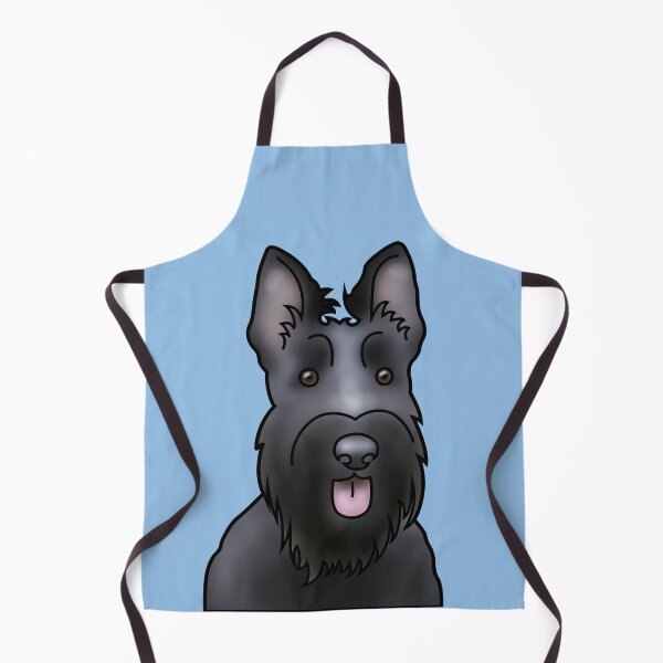 Item preview, Scottie Dog - Scottish Terrier - Dog Portrait - Blue designed and sold by JadeMadeThis.