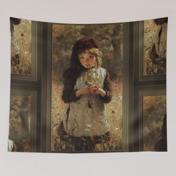 Item preview, Buttercups by George Elgar Hicks Fine Art Old Masters Reproduction designed and sold by Xzendor7 Digital Art Creations.