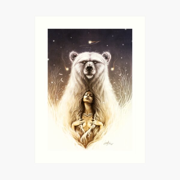 Bear Spirit Art Print
