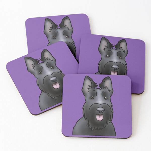 Item preview, Scottie Dog - Scottish Terrier - Dog Portrait - Purple designed and sold by JadeMadeThis.